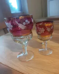 Kieliszki 12 szt. Bohemia PRL vintage — ujęcie 3