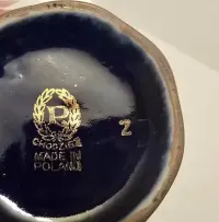 Kobaltowy wazon Chodzież PRL — ujęcie 5