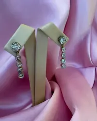 Kolczyki z diamentami naturalnymi 5.60 CT IGI — ujęcie 3
