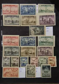 Kolekcja polskich znaczków pocztowych z lat 1928 do 2019 — ujęcie 4