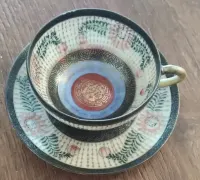 Kolekcjonerska Filiżanka japońska porcelana, ok. 1920 rok — ujęcie 3