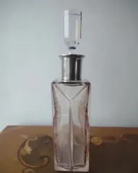 Kolorowe szkło karafka Józefina Art Deco kolekcja — ujęcie 2