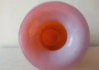 Kolorowe szkło wazon Fiedorowicz Staszic Ząbkowice kolekcja PRL — ujęcie 4