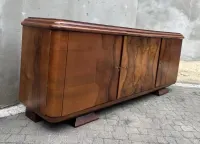 Komoda/Szafka RTV Orzech 183 Art Deco Antyk Po Renowacji — ujęcie 4