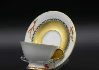 Komplet do mokki espresso Edelstein ręcznie malowany, lata 20 XX wieku — ujęcie 2