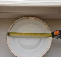 komplet talerzy porcelanowych pozłacanych VINTAGE - 6 szt — ujęcie 4