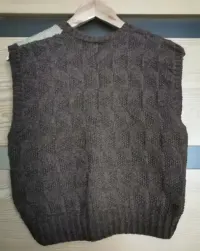 Komplet wełniany ręcznie robiony romby Handmade — ujęcie 4