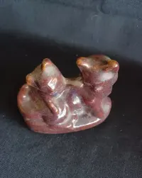 Kotki figurka ceramiczna PRL — ujęcie 2