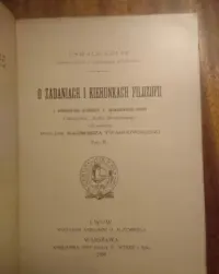Krytyka literacka we Francyi - Przewóski +  O zadaniach i kierunkach filozofii - współoprawa - 1899 [A] — ujęcie 3