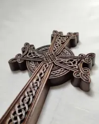 Krzyż 12 ormiański Chaczkar. Płaskorzeźba . Rzeźba — ujęcie 3