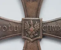 Krzyż Walecznym 1920 nie odznaka nie orzełek Knedler miniaturk MAŁY nr — ujęcie 2