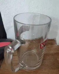 Kufel do piwa 0,5l nowy grube szkło i uchwyt — ujęcie 4