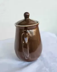 Kultowy Dzbanek Kamionkowy F.N.K. BOCHNIA – PRL | Vintage | Design 18/23 cm — ujęcie 3