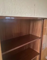 Lakierowana mebloscianka PRL komoda z barkiem  meble — ujęcie 3