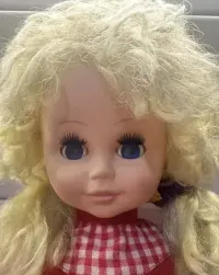 lalka kolekcjonerska rosyjska PRL vintage retro otwiera zamyka oczy 60 — ujęcie 3