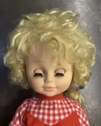lalka kolekcjonerska rosyjska PRL vintage retro otwiera zamyka oczy 60 — ujęcie 4