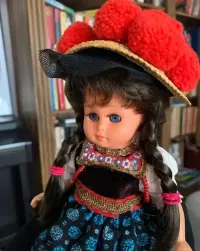 Lalka niemiecka kolekcjonerska Hans Volk vintage — ujęcie 2