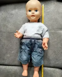Lalka z PRL 56 cm plastik — ujęcie 5