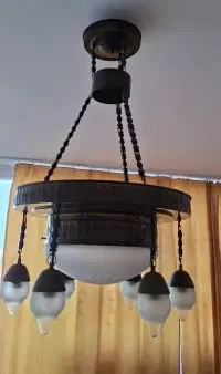 Lampa Art Deco lata 30-te XXw. — ujęcie 2