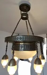 Lampa Art Deco lata 30-te XXw. — ujęcie 3