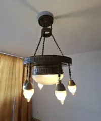 Lampa Art Deco lata 30-te XXw. — ujęcie 5