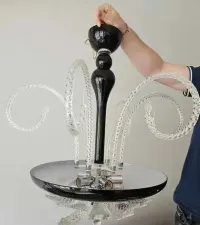 Lampa Azzardo -  nowoczesny żyrandol w stylu retro — ujęcie 2