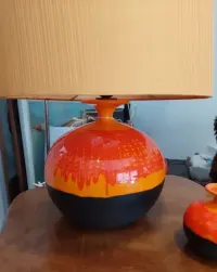 Lampa ceramiczna Hutschenreuther sygnowana lata 70 — ujęcie 4