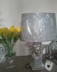 Lampa glamur srebrna — ujęcie 4