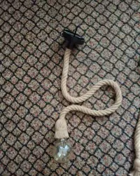 Lampa loft sznur — ujęcie 2