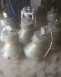 Lampa metalowa PRL  predom-mesko przemyslowa loft — ujęcie 2