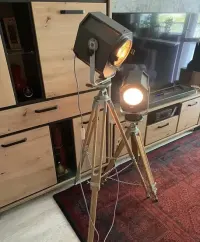 Lampa na Statywie prl loft vintage — ujęcie 2