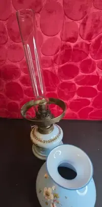 Lampa naftowa ręcznie malowana — ujęcie 5