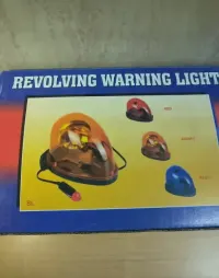 Lampa ostrzegawcza błyskowa niebieska kogut 12V gniazdo zapalniczki samochodowej — ujęcie 2