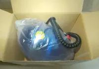 Lampa ostrzegawcza błyskowa niebieska kogut 12V gniazdo zapalniczki samochodowej — ujęcie 3