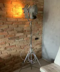 Lampa Prl vintage  retro stojąca podlogowa 1963r — ujęcie 5