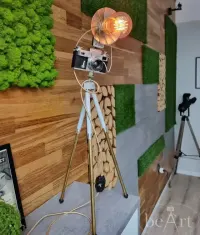 Lampa retro z aparatu KIEV vintage — ujęcie 2