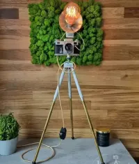 Lampa retro z aparatu KIEV vintage — ujęcie 4