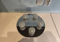 Lampa sufitowa wisząca plafon metal lustro pokojowa 5xg5 — ujęcie 4