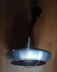 Lampa - UFO- Polam - Wieliczka / lampa / aluminium/ UFO / PRL — ujęcie 2