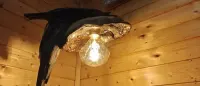 Lampa unikat RUSTKALNA z drewna  jedyna niepowtarzalna  Loft — ujęcie 3