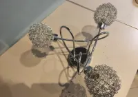 Lampa wisząca pokojowa sufitowa metal 3xg9 — ujęcie 3