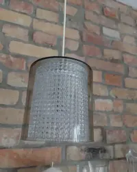 Lampa wisząca szklana Vintge Design lat 70 — ujęcie 4