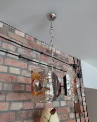 Lampa wiszaca Toni Zuccheri dla Mazzega szkło MURANO lata 60/70 — ujęcie 4