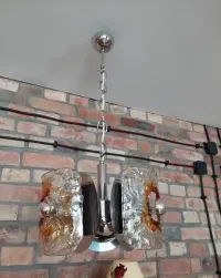 Lampa wiszaca Toni Zuccheri dla Mazzega szkło MURANO lata 60/70 — ujęcie 5