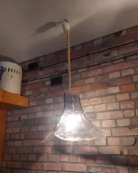 Lampa wiszaca ze szkla Murano proj.Carlo Nasona — ujęcie 4