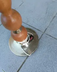 lampka biurkowa prl stara lampa stołowa nocna — ujęcie 3