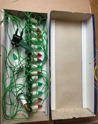 Lampki choinkowe PRL sprawne [B86] — ujęcie 4