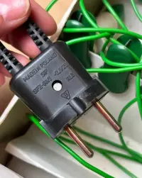 Lampki choinkowe PRL sprawne [B86] — ujęcie 5