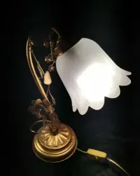 Lampki nocne metaloplastyka lata 80-te(cena za dwie sztuki) — ujęcie 5