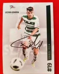 Lechia Gdańsk karty zawodnicy autografy — ujęcie 3